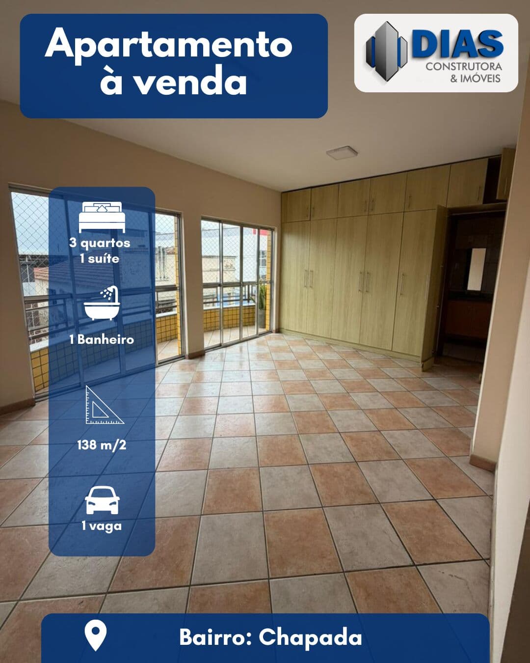 Apartamento em Conselheiro Lafaiete - Chapada