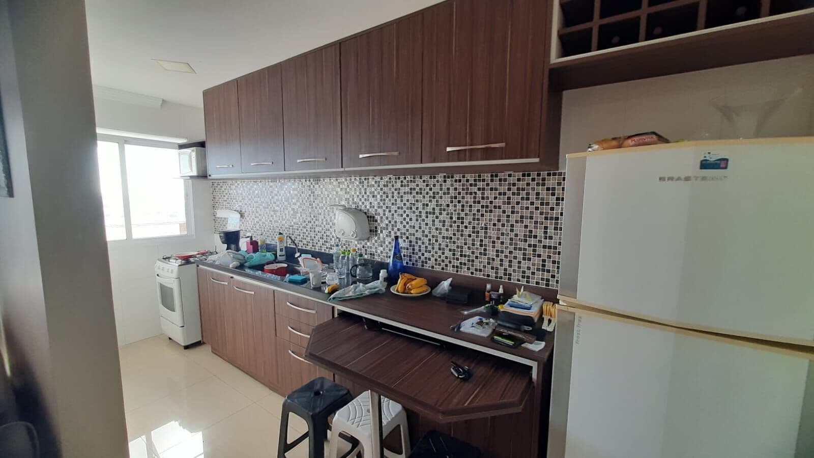 Apartamento Cobertura Linear no UP Residence mobiliado com vista mar para aluguel em Glória, Macaé/RJ
