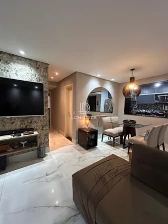 O apartamento de 90m² á venda no Bairro Santa Paula em São Caetano do Sul