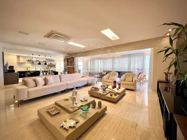 Apartamento no The Place, Setor Bueno, 378 m², 4 suítes, vista para o Parque Vaca Brava