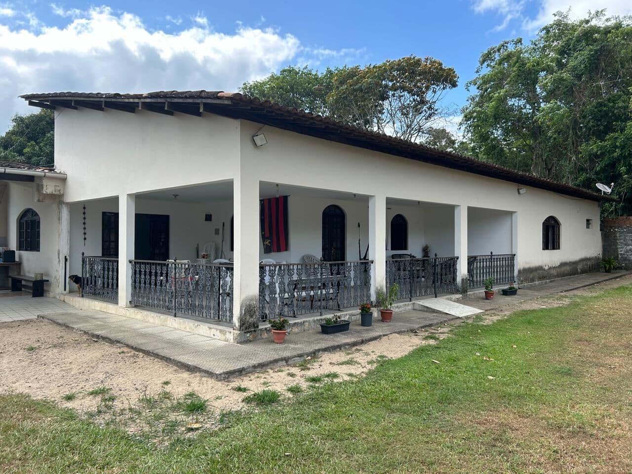 Veendo lida Chácara, km 7 de Aldeia