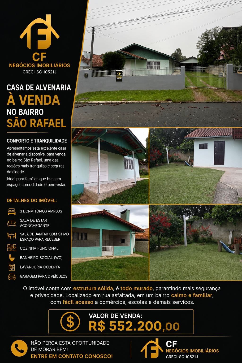 Casa em Rio Negrinho - São Rafael