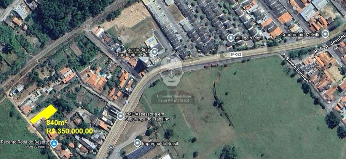 Caçapava/SP - Bairro Vl. Bandeirantes - Terreno 840m²