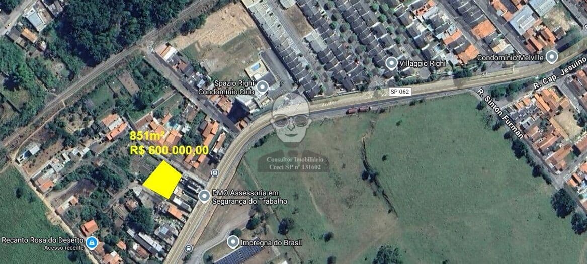 Caçapava/SP - Bairro Vl. Bandeirantes - Terreno 851m²