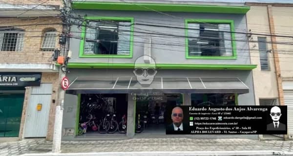 Caçapava- Bairro: Centro - Ponto comercial com 180m²