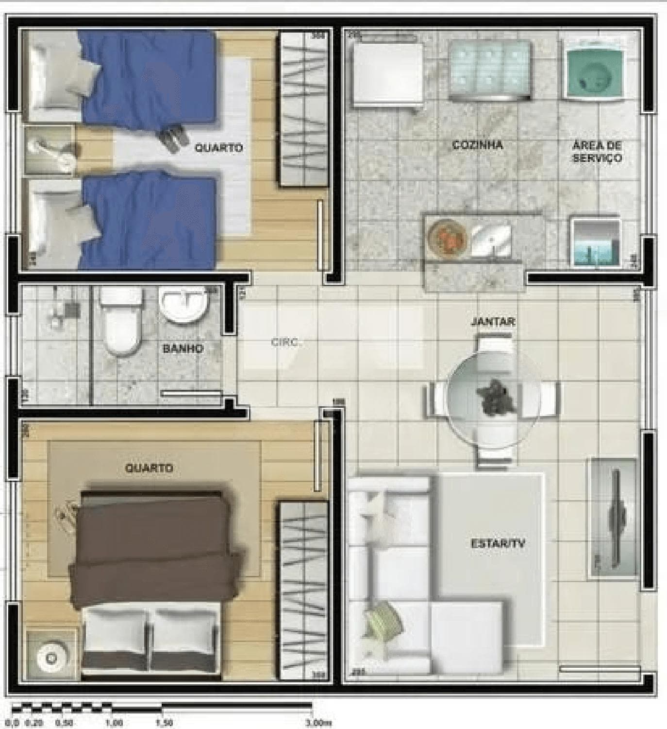 Apartamento à venda no bairro Shopping Park em Uberlândia/MG
