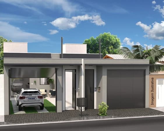 Casa à venda no bairro Luizote de Freitas em Uberlândia/MG