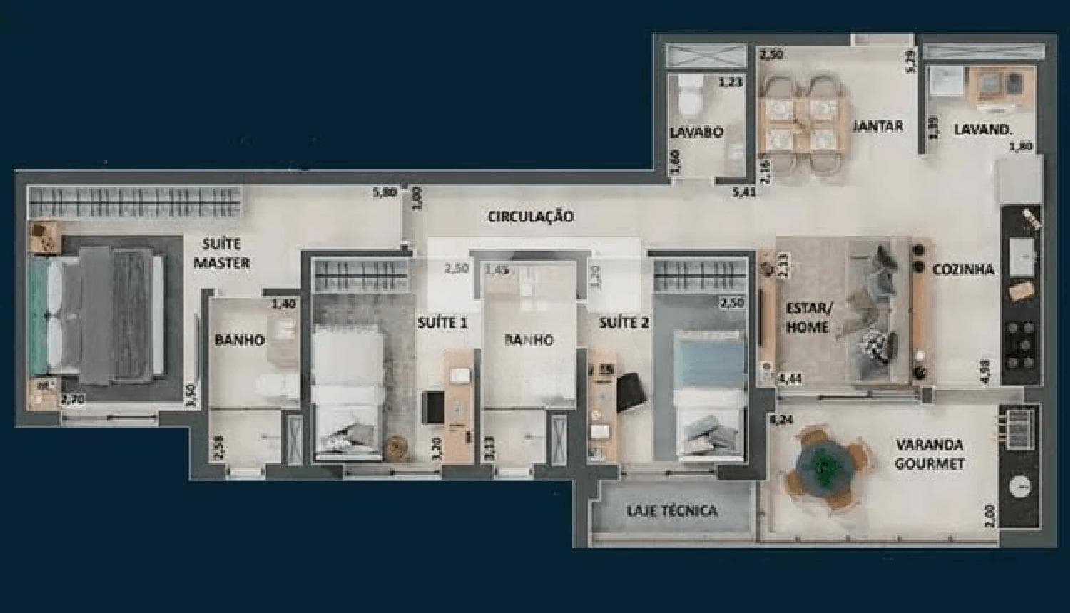 Apartamento à venda no bairro Gávea em Uberlândia/MG