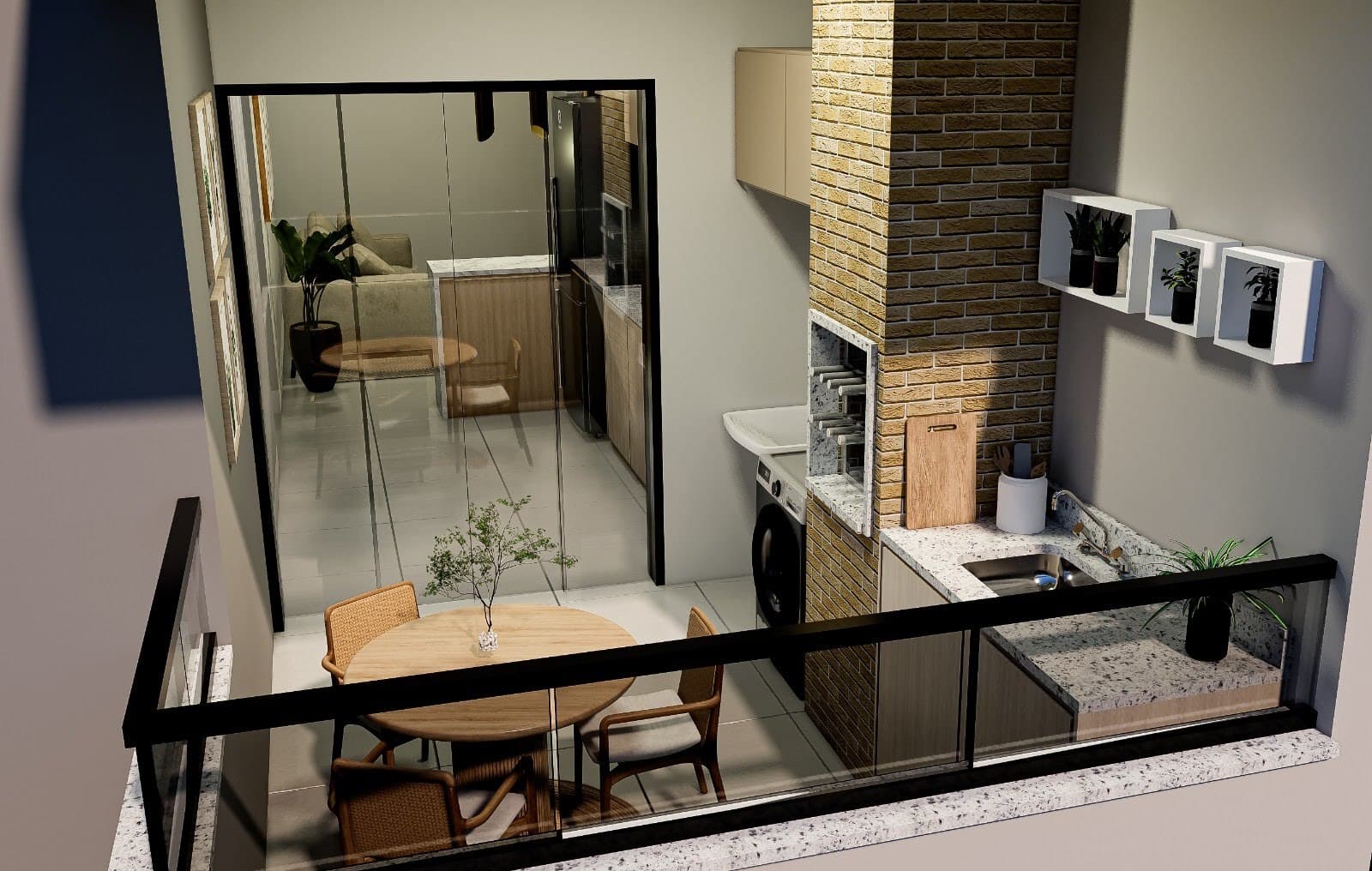Apartamento à venda no bairro Tibery em Uberlândia/MG