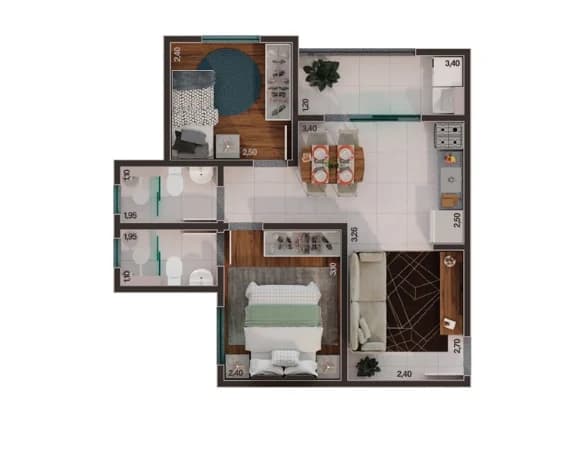 Apartamento à venda no bairro Jardim Espanha em Uberlândia/MG