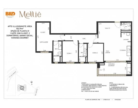 Apartamento à venda no bairro Jardim Karaíba em Uberlândia/MG