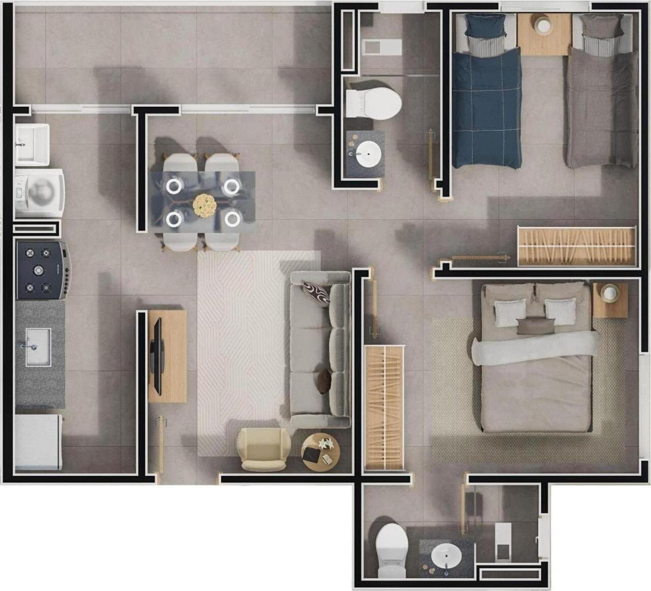Apartamento à venda no bairro Jaraguá em Uberlândia/MG