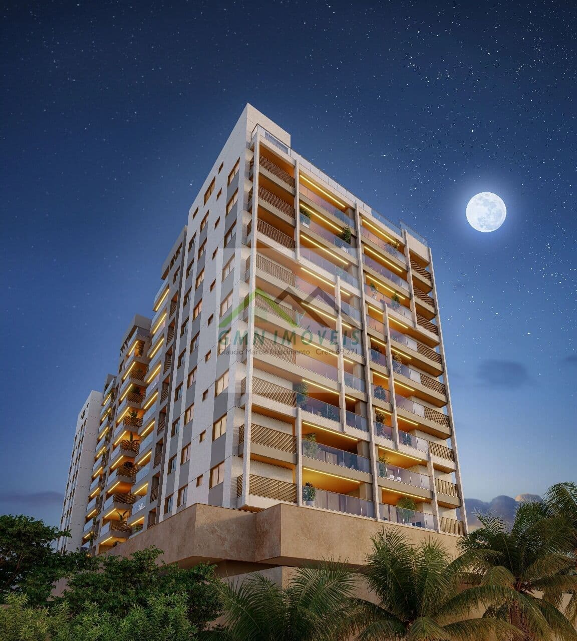 Apartamento Alto Padrão 2 quartos, 74m²