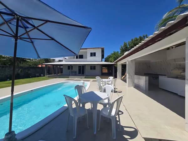 Casa com 7 quartos em Barra de Jacuípe, venda, locação anual ou temporada
