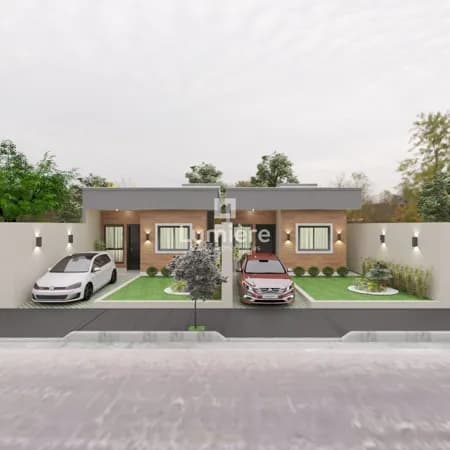 Casa 2 Quartos sendo 1 Suíte no Santa Rita do Zarur, Condomínio Solar Santa Rita, Volta Redonda- RJ