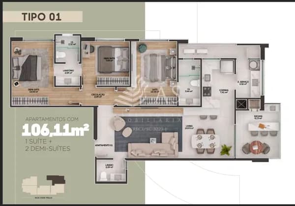 Apartamento Residencial à venda, Fazenda, Itajaí - AP0198.
