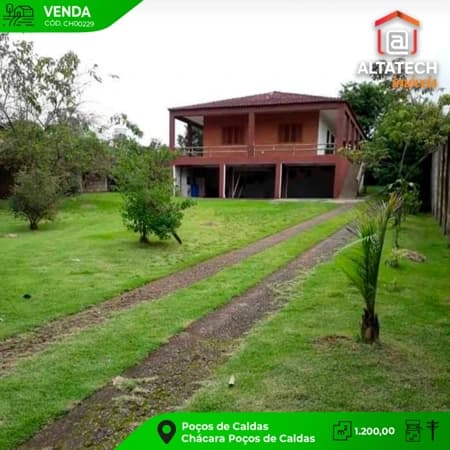 Chácara à venda no bairro Chácara Poços de Caldas em Poços de Caldas/MG