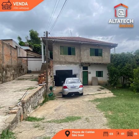 Casa à venda no bairro Bairro São José em Poços de Caldas/MG
