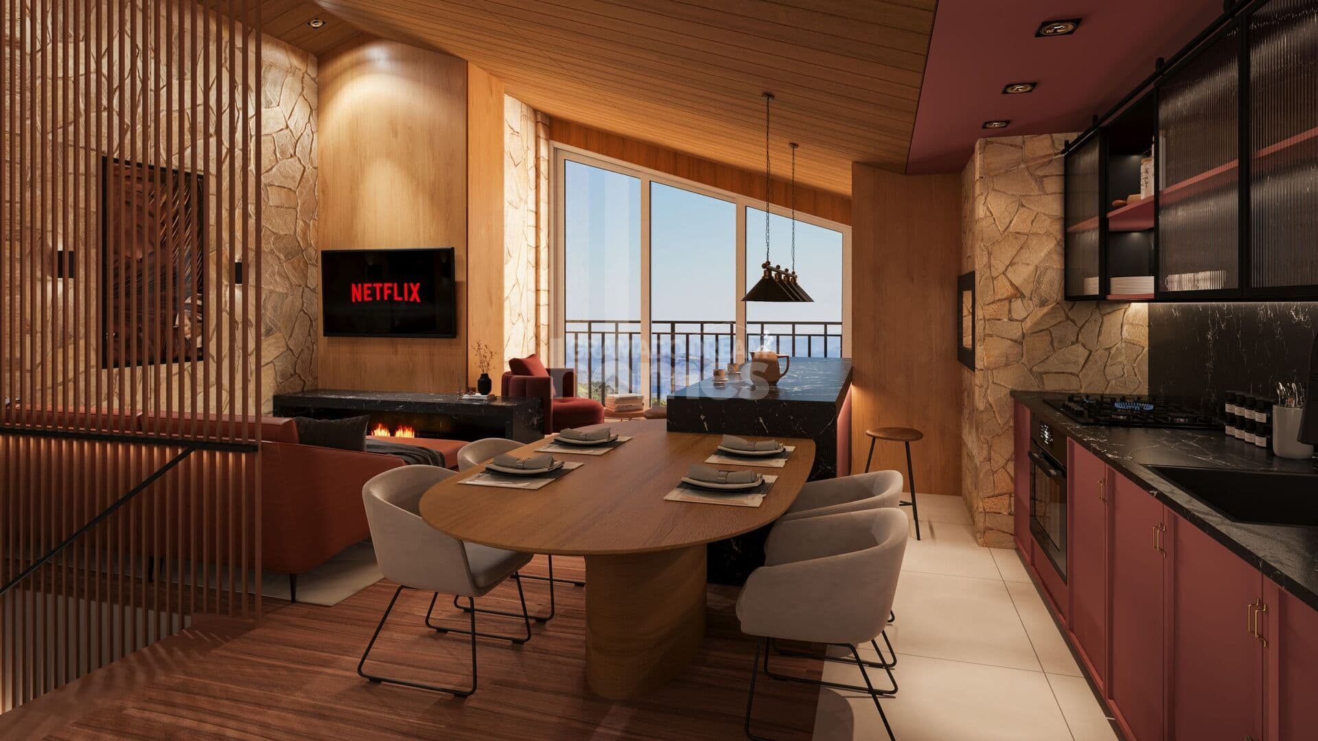 Apartamento de 2 suites em Gramado
