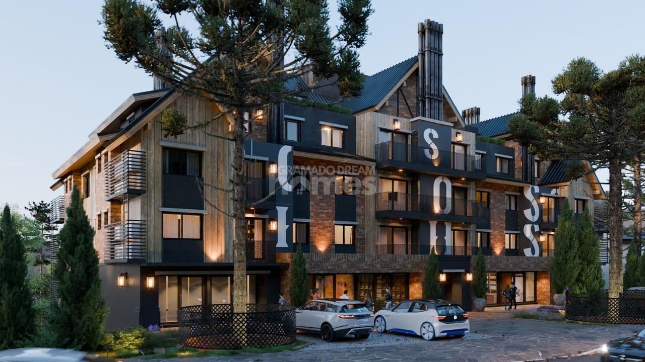 Apartamento com 02 dormitorios em Gramado