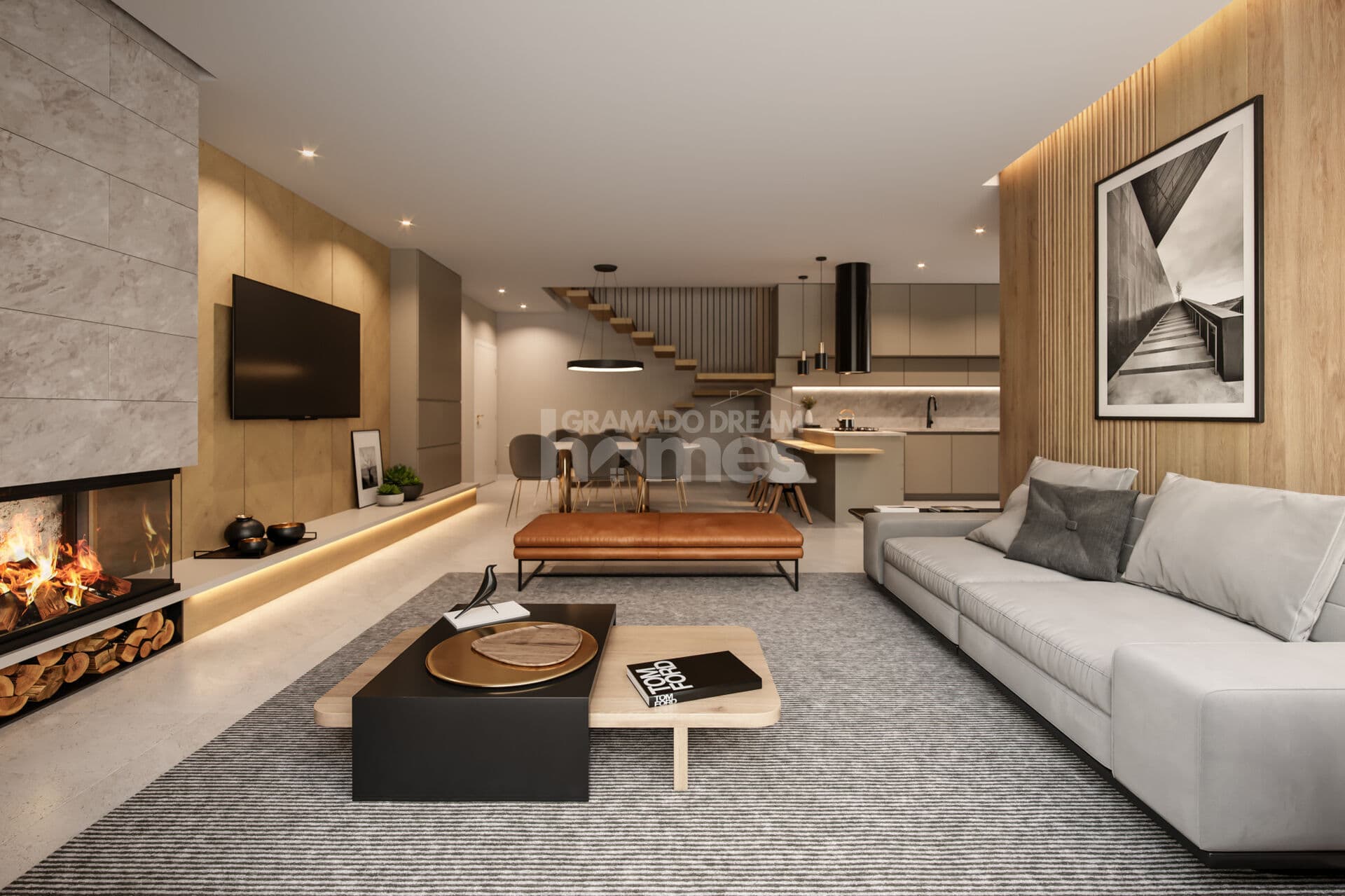 Apartamento com 02 suites no centro de Gramado
