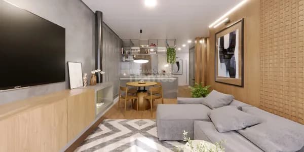 Apartamento de 02 dormitorios no Carniel