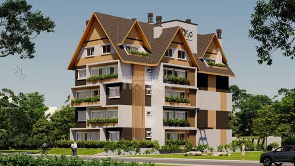 Apartamento de 02 dormitorios no Carniel
