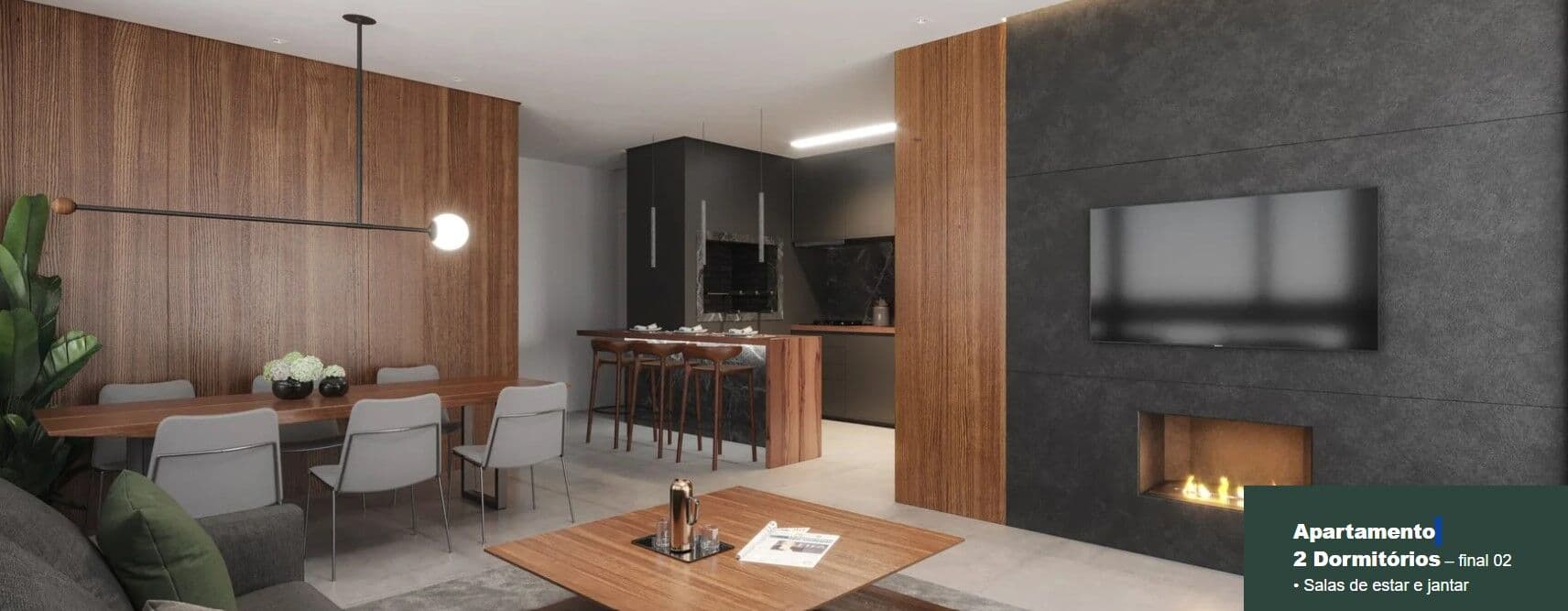 Apartamento Alto Padrão Arbo 02 dormitórios com uma suite master para Venda em Salgado Filho Gravataí-RS