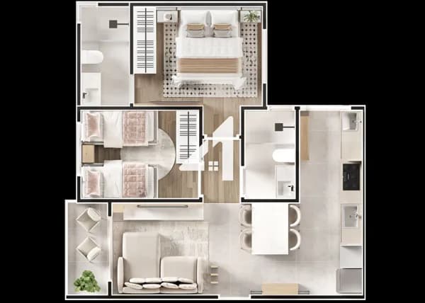 Apartamento em Apucarana - Jardim Aeroporto