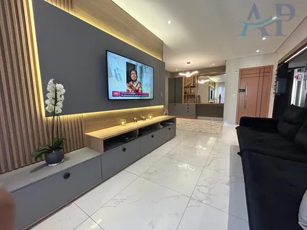 Apartamento no Canto do Forte em Praia Grande com 3 Dormitórios