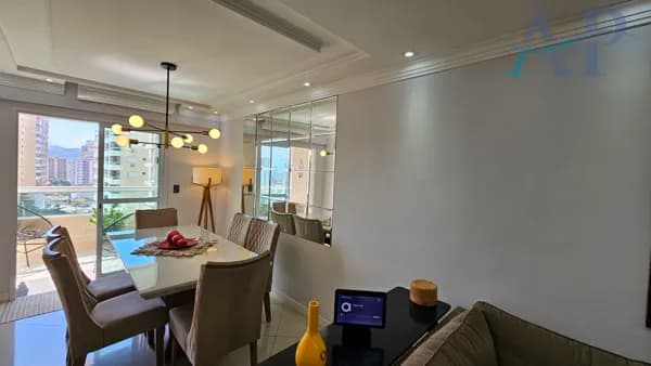 Apartamento na Guilhermina em Praia Grande com 3 Dormitórios