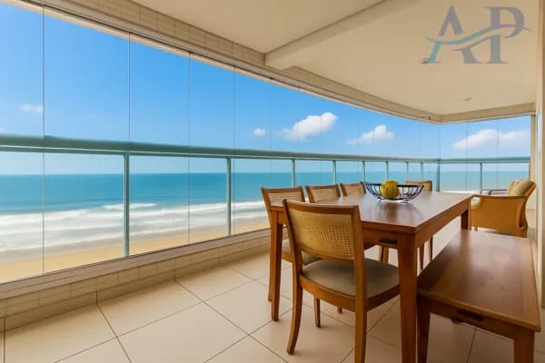 Apartamento no Boqueirão em Praia Grande Frente Mar
