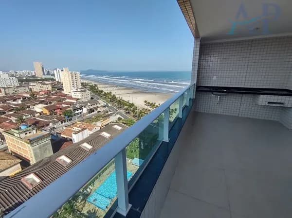 Apartamento Vista Mar em Praia Grande com 2 Dormitórios