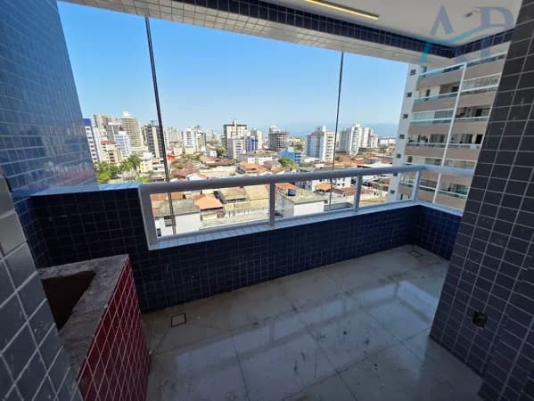 Apartamento em Praia Grande na Vila Guilhermina com 1 Quarto Suíte