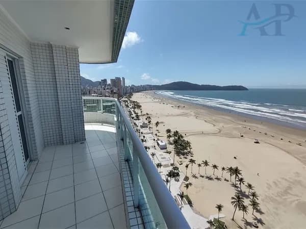 Apartamento Frente Mar na Guilhermina em Praia Grande