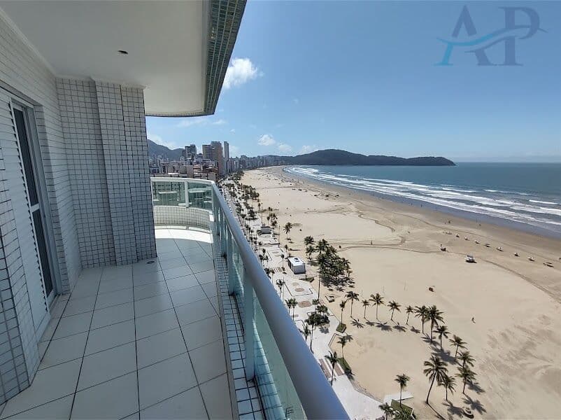 Apartamento Frente Mar na Guilhermina em Praia Grande