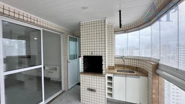 Apartamento na Aviação em Praia Grande com 2 Dormitórios