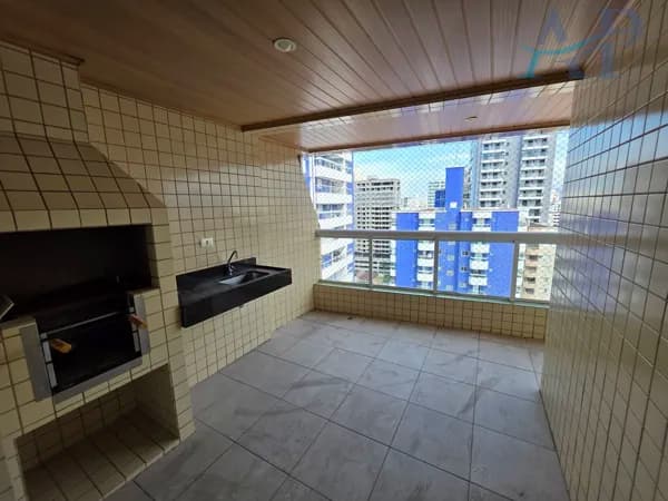 Apartamento na Aviação em Praia Grande com 3 Dormitórios