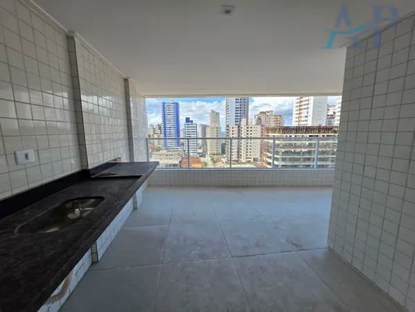 Apartamento na Aviação em Praia Grande com 3 Dormitórios.