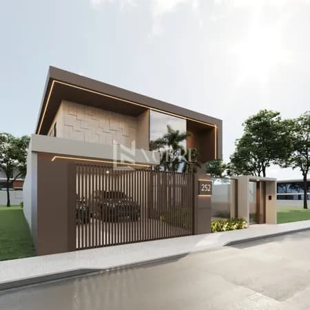 Casa de Alto Padrão no Cariru com 4 Suítes, Piscina e Automação