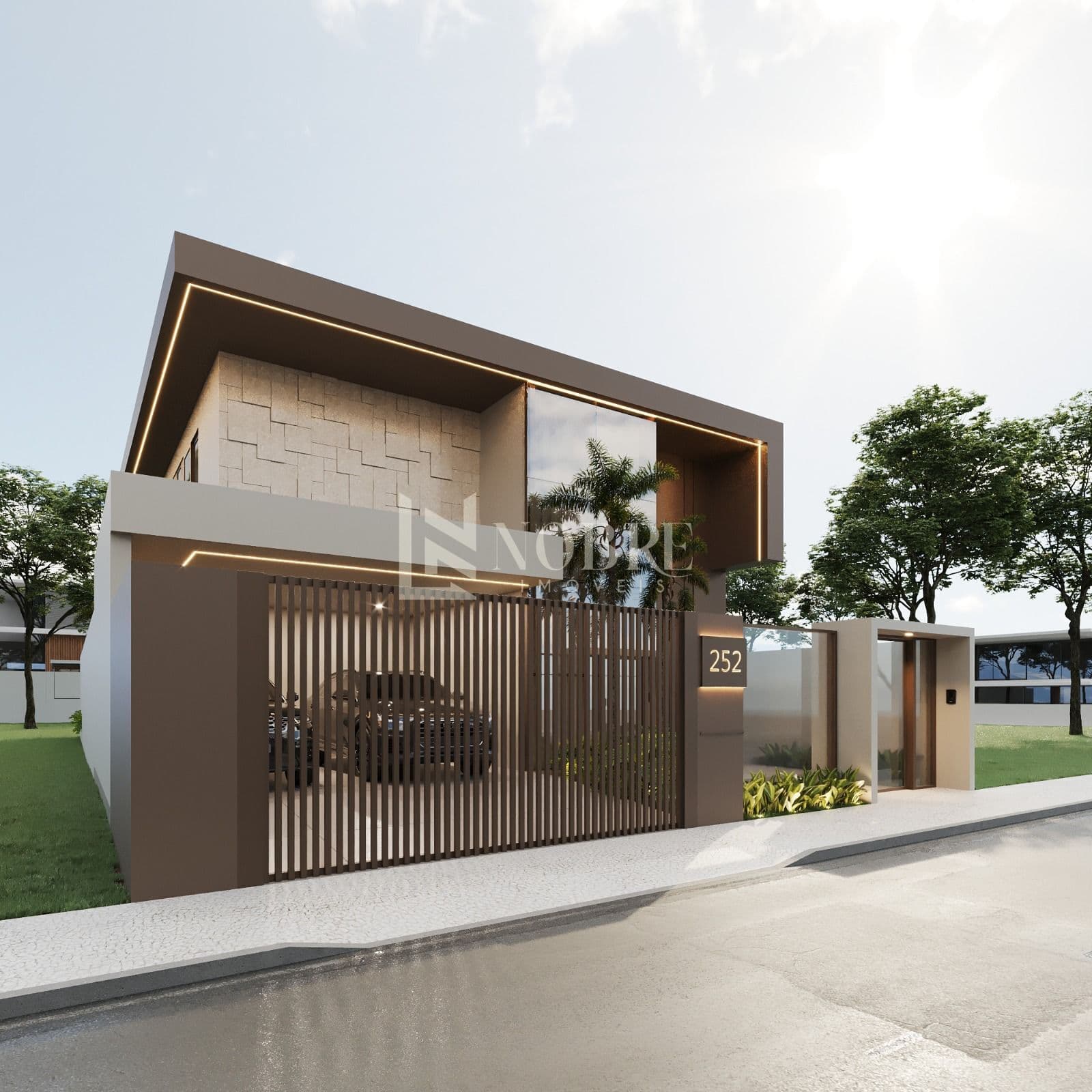 Casa de Alto Padrão no Cariru com 4 Suítes, Piscina e Automação