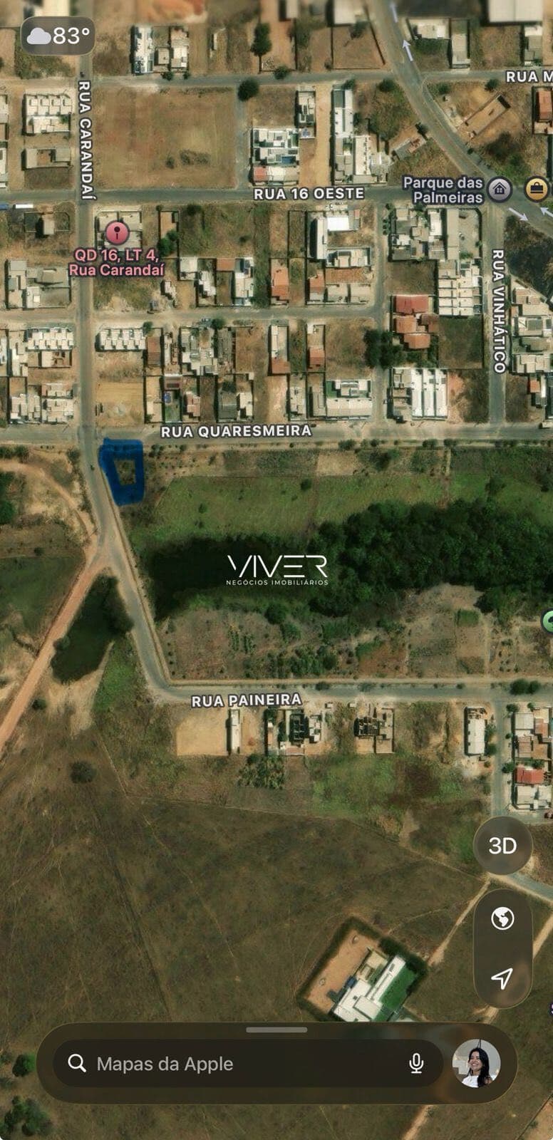 Lote/Terreno em Goianésia - Residencial Parque das Palmeiras III