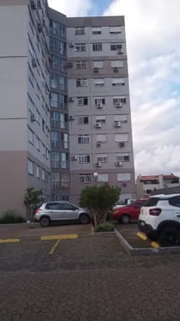 Apartamento dois dormitórios, vaga rotativa para um carro, Bairro Cristal