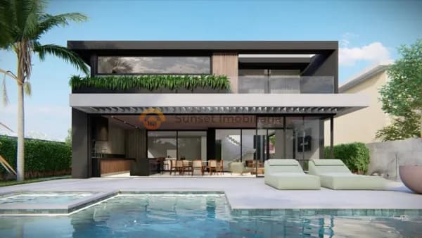 Casa Imponente com 5 Suítes, Piscina com Borda Infinita, Aspiração Central e Man Cave em Alphaville