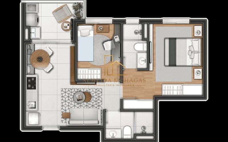 Apartamento à Venda no Bit Barueri | 53m² em construção com entrega em agosto de 2026