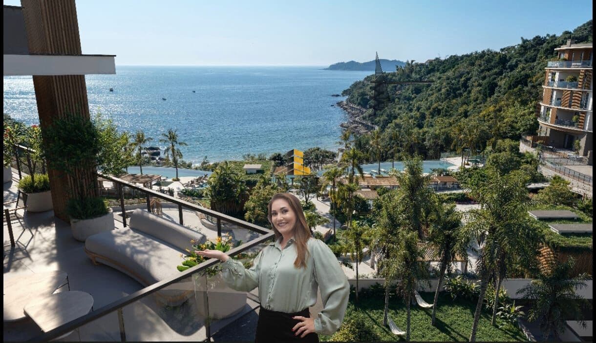 Apartamento Alto Padrão de frente para a praia do Ribeiro em Bombinhas SC