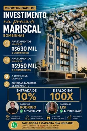 Lançamento à 160 metros da praia de Mariscal, Bombinhas-SC.