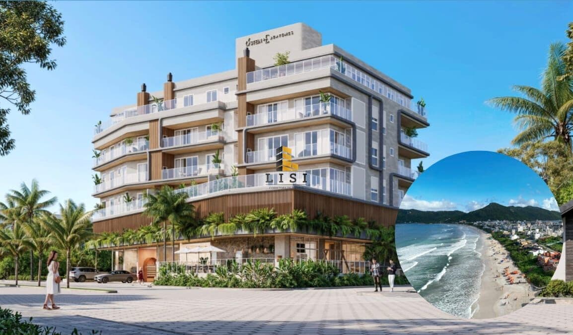 Apartamento com piscina e linda vista do mar