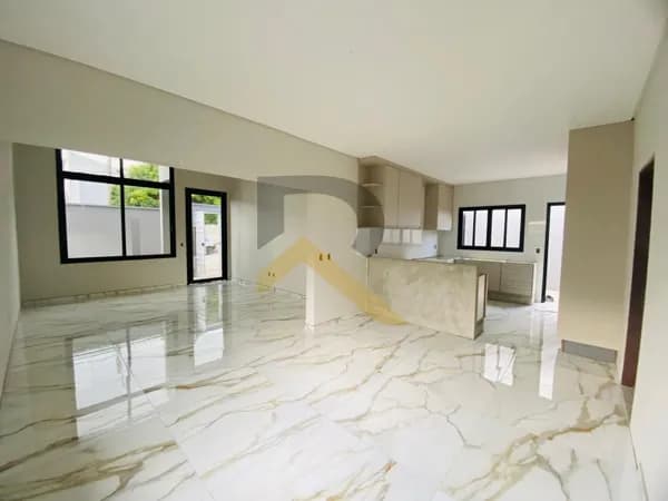 Casa térrea moderna à venda – 3 dormitórios, sendo 1 suíte, 2 vagas e quintal no Reserva de Santa Bárbara