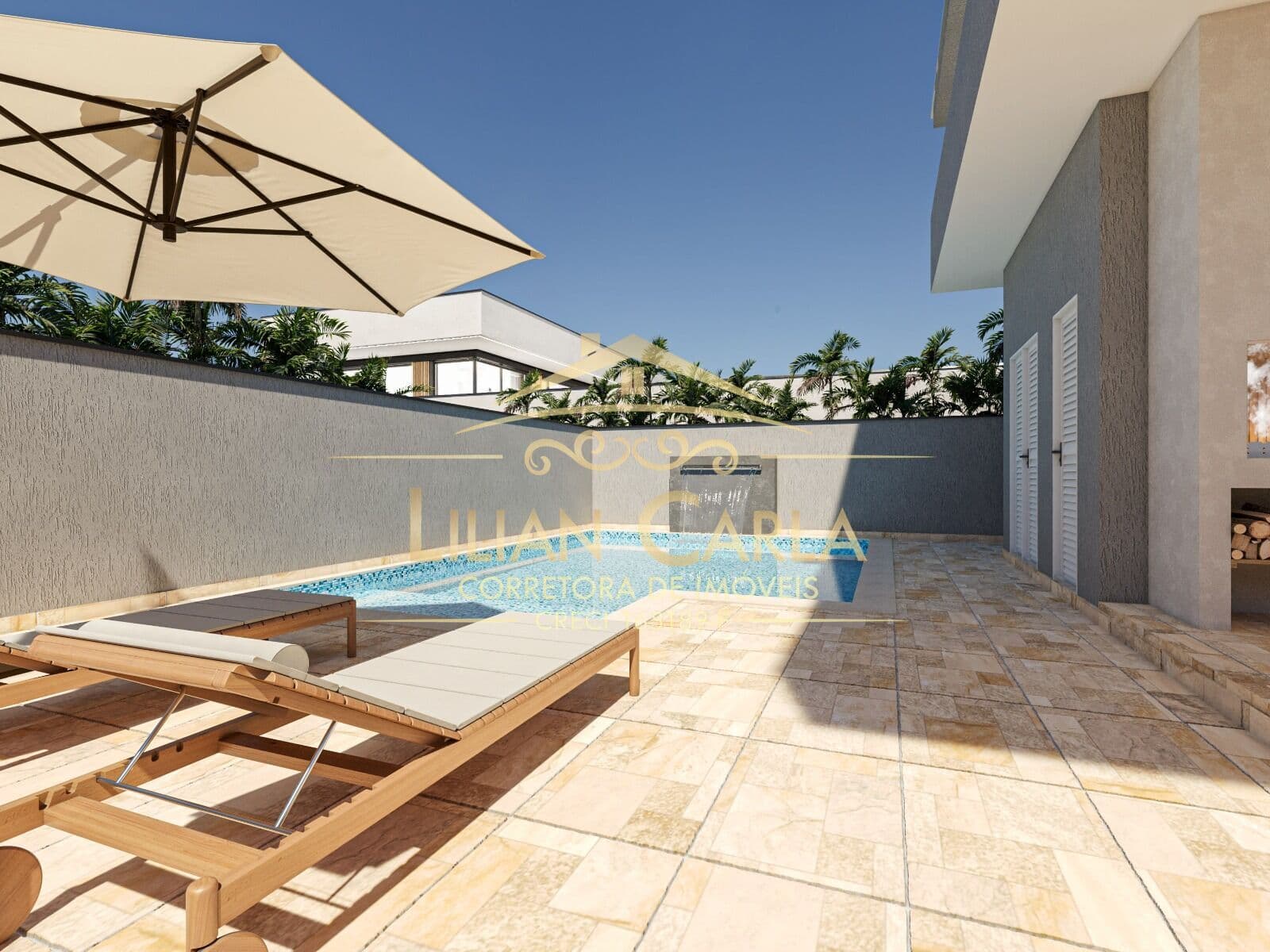 Casa Alto Padrão à venda na Praia de Peruíbe com 3 suítes e Piscina por R$ 1.080.000,00